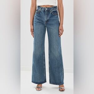 Reformation Cary studded jeans size 24 Colorado